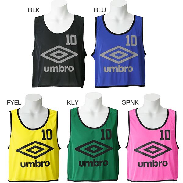 激安ブランド 送料無料 アンブロ Umbro メンズ レディース サッカー フットサルウェア ストロングビブス10p 10枚セット ゼッケン 背番号 チーム練 注目ブランド Olsonesq Com