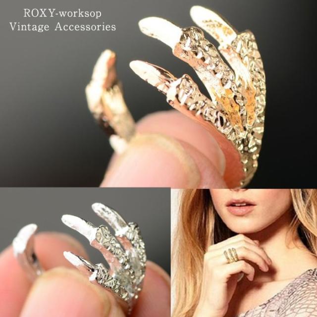 リング 指輪 ピンキー ピンキーリング ドラゴン クロー 爬虫類 竜 龍 爪 メンズ レディース カッコイイ ユニセックス かっこいい ロック の通販はau Pay マーケット ロキシー工房 商品ロットナンバー