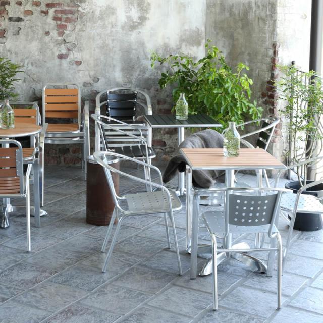 超歓迎 ポイント4倍 送料無料 Aluminum Cafe Chair Lbr ホームパーティー アウトドアー ガーデン Dulton ダルトン H845 1022 最安値に挑戦 Olsonesq Com