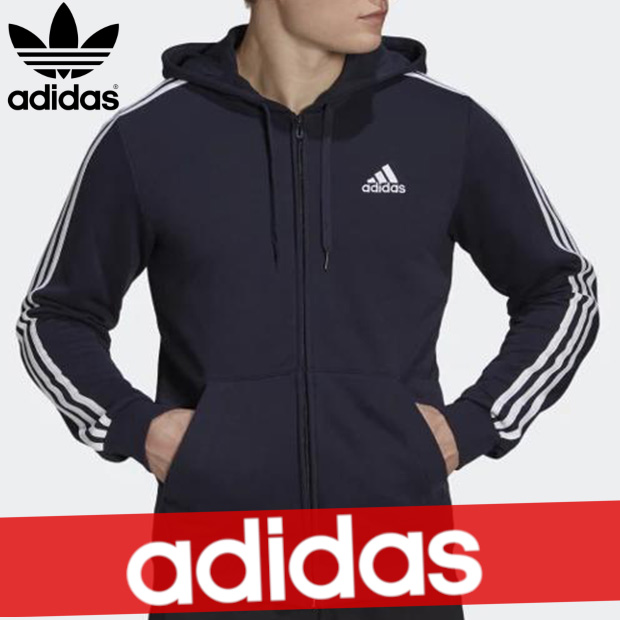 オータムセール アディダス Adidas パーカー メンズ フレンチテリー 3本ライン ストライプ フルジップ パーカー 新作 直販激安 Www Transportesaliados Com Co
