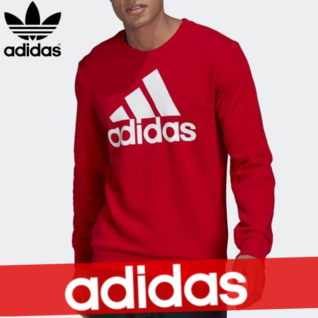 100 本物 アディダス Adidas スウェット メンズ ビッグロゴ スウェットシャツ 新作 売れ筋格安 Triplex Ee