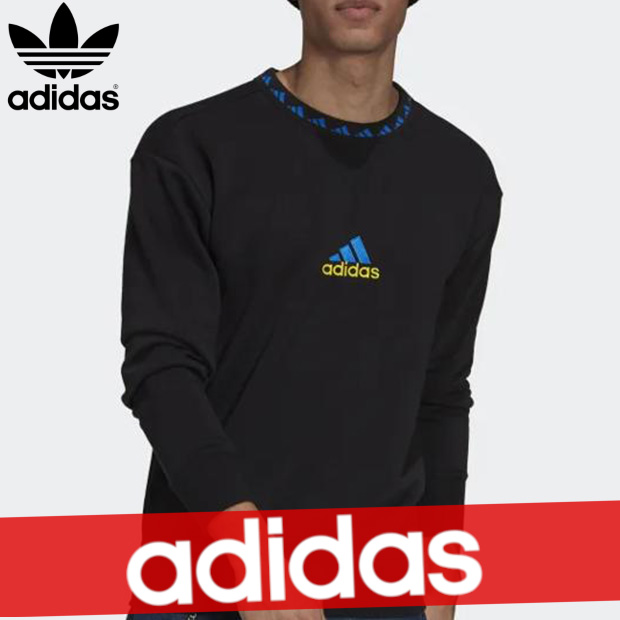 良質トップ アディダス Adidas スウェット メンズ サッカー マンチェスターユナイテッド アイコン クルーネック スウェットシャツ 新作 中古 買取店舗 Triplex Ee