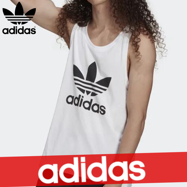 売り最安 アディダス Adidas タンクトップ メンズ アディカラー トレフォイル 3本ライン ストライプ サテン タンクトップ 新作 ネット買取 Faerieday Com