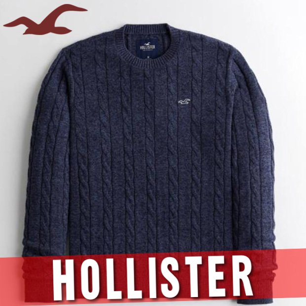 日本オンライン ホリスター セーター ニット メンズ ケーブル ニット セーター ニット 新作 アバクロ 美しい価格 Triplex Ee