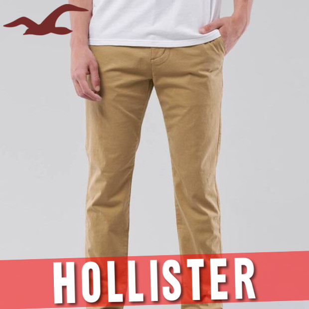 正規販売店 ホリスター アバクロ チノパン カラーパンツ メンズ スキニー ロゴ 無地 ズボン ボトムス 新作 割引クーポン対象品 Alimamiy Ru