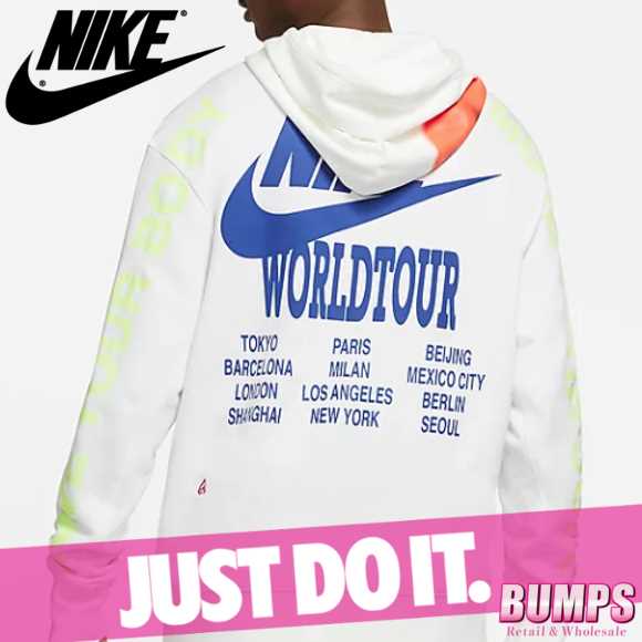 注目ブランド Nike ナイキ パーカー スウェットシャツ メンズ フレンチテリー バックプリント ロゴ スポーツウェア プルオーバー トップス 新作 春バーゲン 特別送料無料 Upik Ac Ug