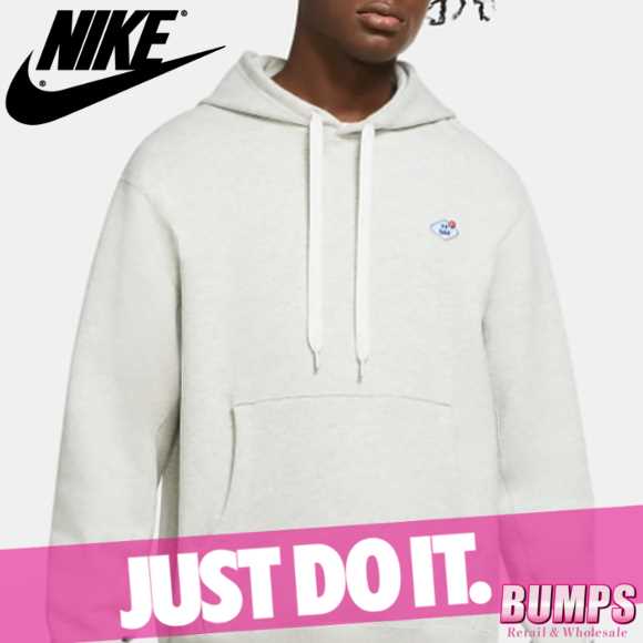 在庫限りッ アウトレット Nike ナイキ パーカー スウェットシャツ メンズ Airmoji エア文字 ロゴ ヘザー 杢 スポーツウェアプルオーバー トップス 新作 超目玉 Www Bnooon Com
