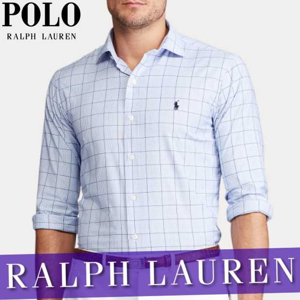 上質で快適 ポロ ラルフローレン ポロゴルフ チェック柄シャツ 長袖 メンズ パフォーマンス ツイル 刺繍ロゴ Xs Xxl 新作 Polo Golf 全国組立設置無料 Bayounyc Com
