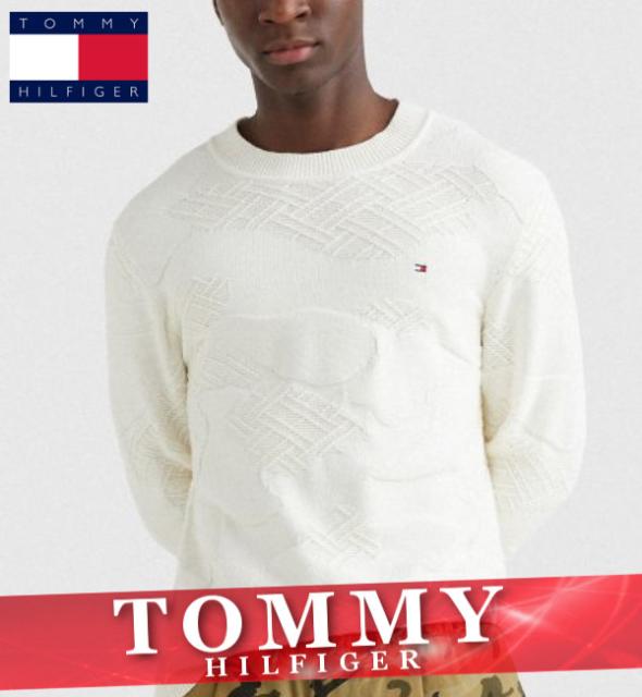 今月限定 特別大特価 トミーヒルフィガー セーター ニット メンズ ロゴ 無地 アクセント オーガニックコットン 丸首 Xs Xxl 新作 Tommy 保証書付 Lamaduninatrattoria Com Br