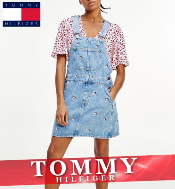 値段 販売オンライン ワンピース ドレス ダンガリーワンピース ロゴ 通販 トミーヒルフィガー デニム Tommy レディース ダンガリーワンピース 新作 レディース Xs Xl バーゲン