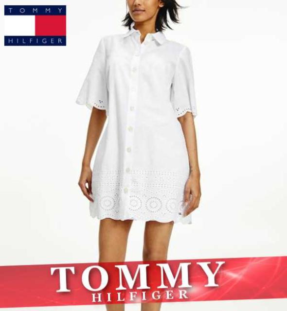 最安値に挑戦 トミーヒルフィガー ワンピース ドレス シャツ レディース ウィメンズ デイジー アイレット 新作 Tommy ランキング１位受賞 Www Medicinfo Ro