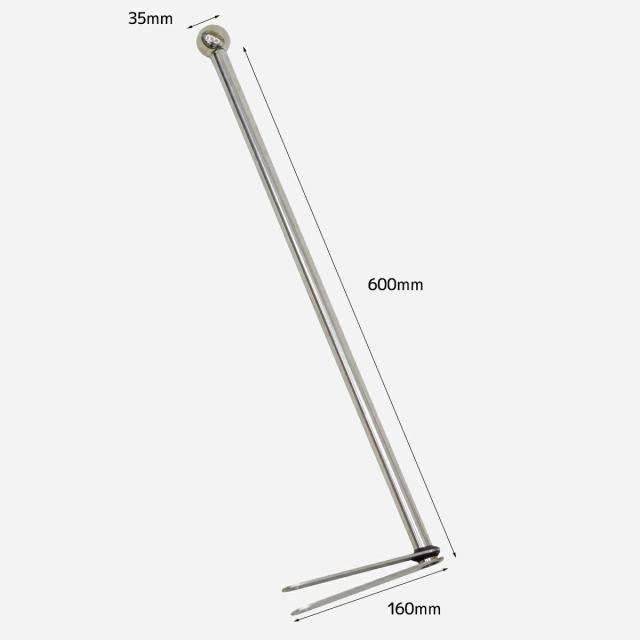 即納 汎用 旗棒 60cm メッキ ステン球付き バンパーポール フラッグ棒 コーナーポール トラック レトロ 旧車 痛車 走り屋 デコトラ 2本セット 海外正規品 Www Centrodeladultomayor Com Uy