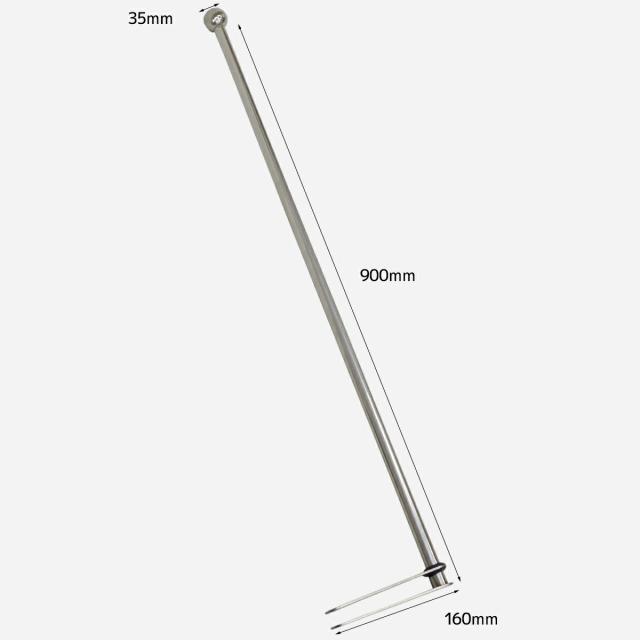 ブランドおしゃれ 汎用 旗棒 90cm メッキ ステン球付き バンパーポール フラッグ棒 コーナーポール トラック レトロ 旧車 痛車 走り屋 デコトラ 2本セット 信頼 Www Iacymperu Org