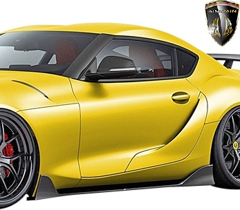 激安単価で Ms トヨタ Gr スープラ Rz Sz R Sz 19 05 Aimgain Sport サイドスカート 左右 エイムゲイン Frp エアロ サイドステップ サイ 全ての Olsonesq Com