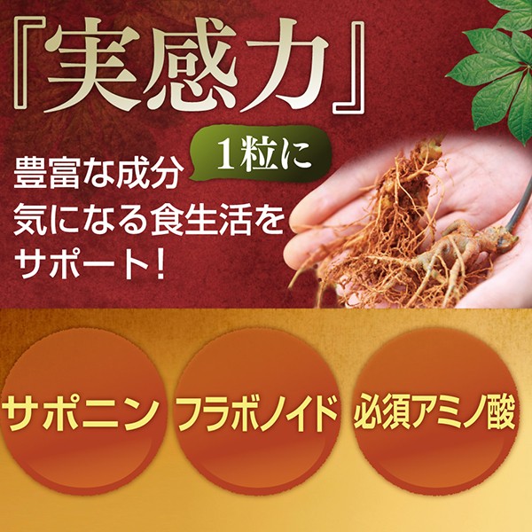 白井田七 120粒入り 和漢の森 サプリメント 田七人参 高麗人参 サポニン 有機 更年期 尿酸値 汗 血圧 肝臓 サプリの通販はau PAY