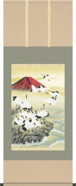 掛軸 掛け軸 群鶴 長江桂舟 おめでたい掛軸送料無料 尺五あんどん 桐箱 丈の短い掛軸 床の間 和室 飾る 正月 お洒落c6 062の通販はau Pay マーケット 掛け軸の ほなこて 商品ロットナンバー