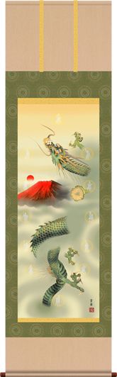 高い素材 掛軸 掛け軸 十二神将昇龍図 石田芳園 送料無料掛け軸 尺五 縁起画掛軸 床の間 和室 飾り 日常掛け お洒落d5 035 国内配送 Capadei Org Py