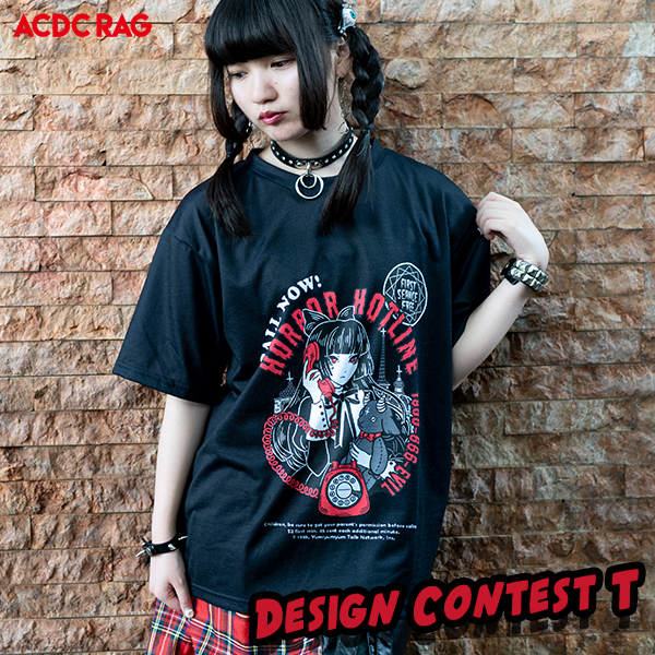 Horror Hotline Tシャツ カットソー 原宿 原宿系 ファッション レディース 半袖 大きいサイズ モード 病み 服 病みかわいい 派手 カワ 個の通販はau Pay マーケット Acdc Rag Au Pay マーケット店 商品ロットナンバー