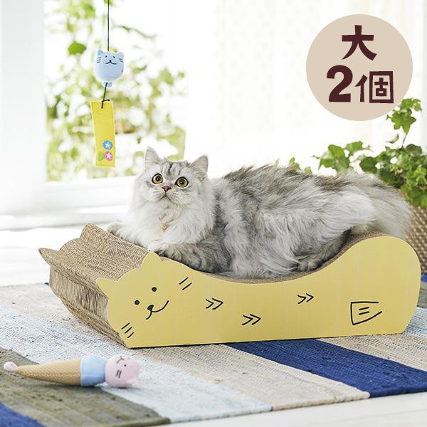 時間指定不可 ごろん猫の爪とぎ ししゃもねこ 大2個 猫 爪とぎ ねこ 癒し ゆるキャラ かわいい ペット ペピイ Peppy 信頼 Keita Com Br