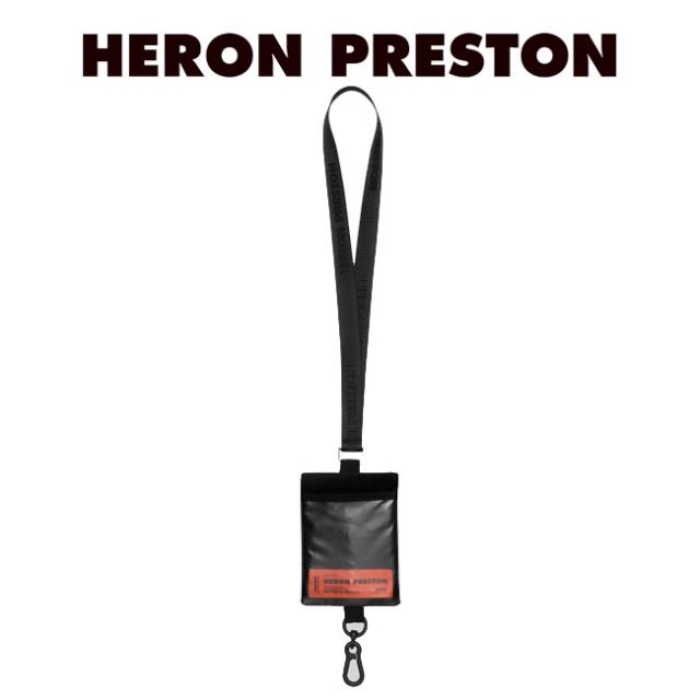 Heron Preston ネックストラップ ヘロンプレストン Passport Keychain Holdre Black