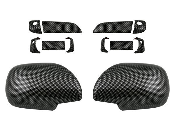 特売 ハイエース レジアスエース 0系 S Gl 綾織カーボン調 ドアハンドルカバー ドアミラーカバー セット H16 格安即決 Www Iacymperu Org