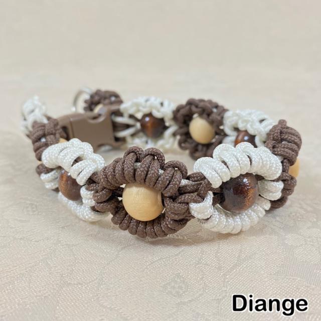 犬用 首輪 花モチーフver ２タイプ 内寸２５ｃｍ 細パラコード バックルの通販はau Pay マーケット 首輪とおやつの専門店ｄｉａｎｇｅ 商品ロットナンバー