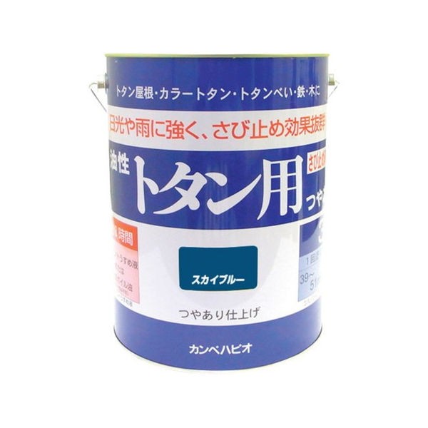 激安の 全品p5 10倍 カンペ 油性トタン用3lスカイブルー Alesco 2233 100 本物保証 Olsonesq Com