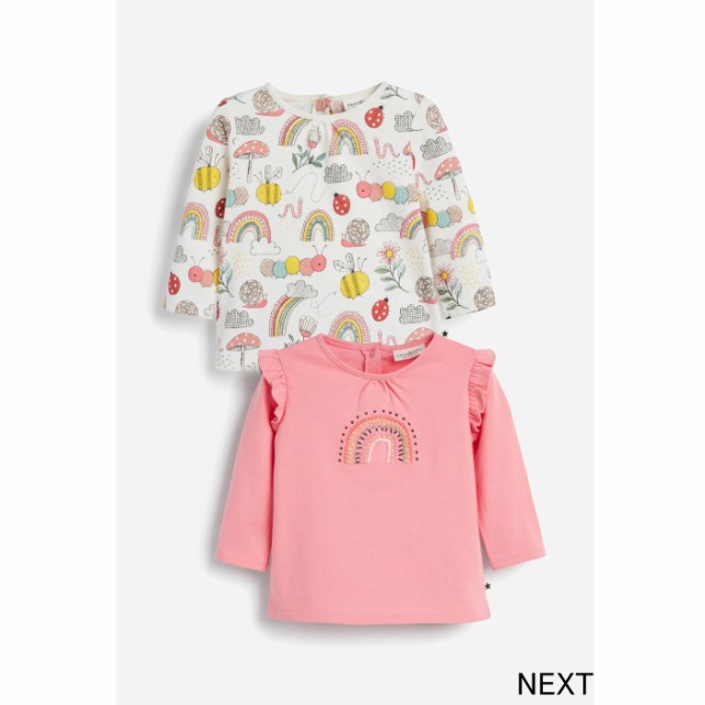 ネクスト ベビー Next ピンク ベージュ レインボー Tシャツ 2 枚パック 長袖 子供服 ベビー服 女の子 ベビーウェア ギフト おでかけ 新生の通販はau Pay マーケット S S Shop 商品ロットナンバー