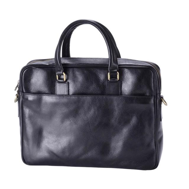 ブリーフバッグ メンズ ビジネスバッグ ブリーフケース バッグ ショルダーバッグ 本革 牛革 通販 イタリ ブラック イタリアン レザー Mm Feb Uns Ac Id