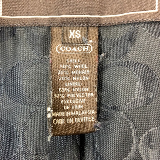 爆買い国産 COACH ロングコート レディース 101684の通販はau PAY マーケット - BRAND SAMURAI|商品ロットナンバー:4917176 コーチ サイズ XS スナップボタン ブラック ウール/ナイロン/モヘア ステンカラーコート 2022特価