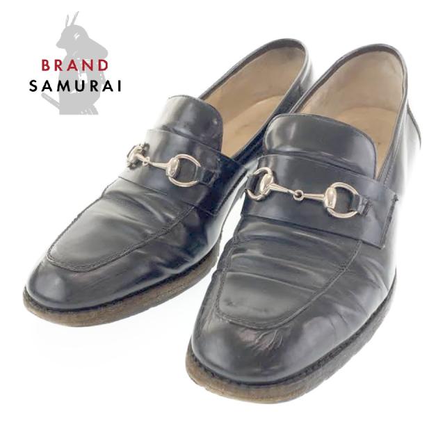 Sale 公式 Gucci グッチ 23 5cm 23cm ブラック シルバー金具 パテントレザー レザー ビットローファー スリッポン レディース 史上最も激安 Centrodeladultomayor Com Uy