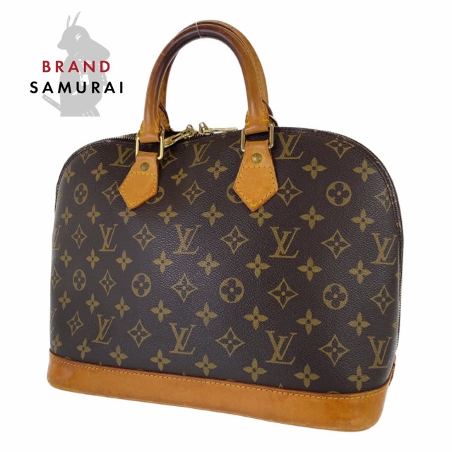 LOUIS VUITTON ルイヴィトン モノグラム アルマPM ブラウン PVC/レザー