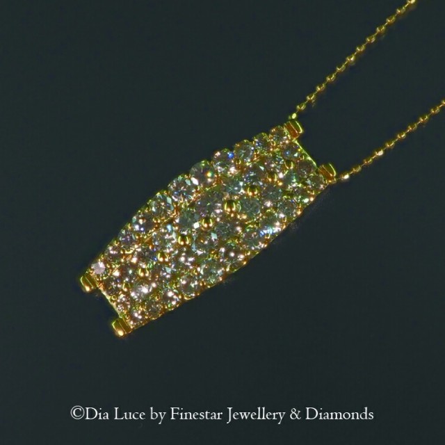 安い日本製 ダイヤモンド Luの通販はau PAY マーケット - FINESTAR DIAMONDS｜商品ロットナンバー：444499795 ペンダント ネックレス K18 イエローゴールド Dia 人気国産