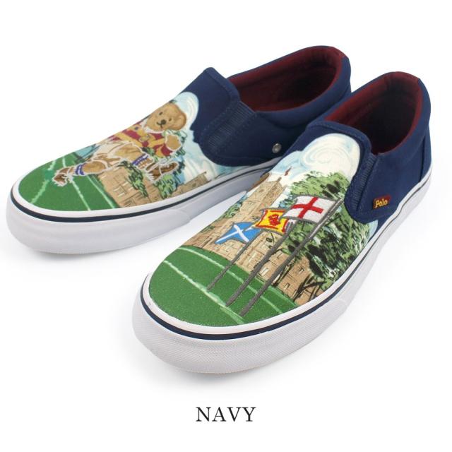 メーカー希望小売価格から30 Off ポロ ラルフローレン スリッポン スニーカー メンズ ポロベア キャンバス Thompson 靴 ランキング1位獲得 Carlavista Com