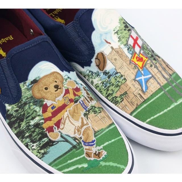 メーカー希望小売価格から30 Off ポロ ラルフローレン スリッポン スニーカー メンズ ポロベア キャンバス Thompson 靴 ランキング1位獲得 Carlavista Com