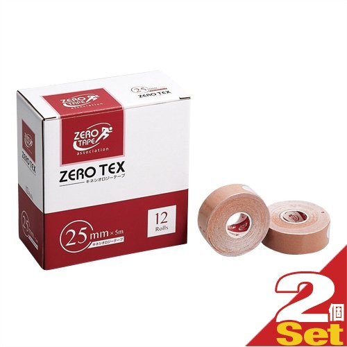 即日発送 テーピングテープ ユニコ ゼロテープ ゼロテックス キネシオロジーテープ UNICO 25mmx5mx12巻入 くらしを楽しむアイテム 全日本送料無料 KINESIOLOGY ZERO TAPE TEX