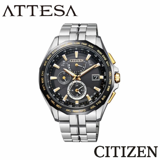 【正規販売店】CITIZEN シチズン ATTESA AT9095-50E エコライブ ソーラー式電波時計 プレゼント お祝い 誕生日