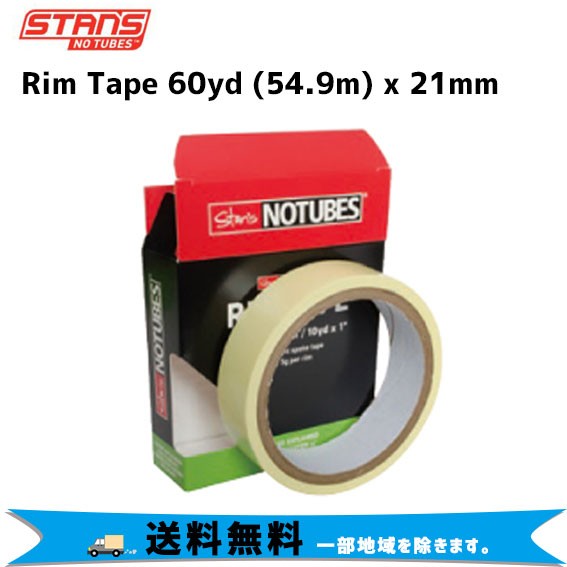 大注目 Stan S Notubes スタンズノーチューブ Rim Tape 60yd リムテープ 60ヤード 54 9m X 21mm 送料無料 一部地域は除く 公式の Olsonesq Com