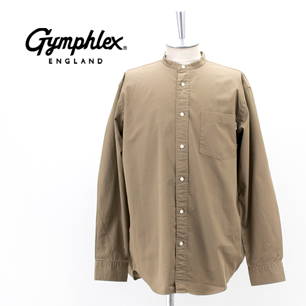 激安公式店 Gymphlex ジムフレックス メンズ バンドカラーシャツ J 1352bit 21fw 当店限定価格 Octaitsolutions Net