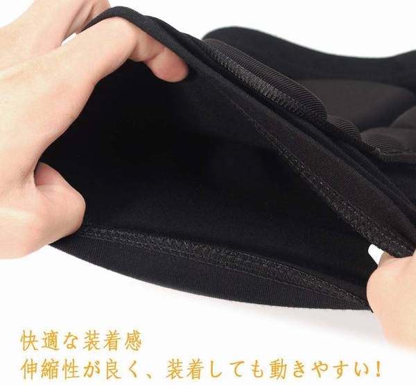 ひざプロテクター 膝サポーター 衝撃吸収 2枚セット スケボー スノーボード バイク 膝プロテクター 男女共通 左右兼用 ブラックの通販はau Pay マーケット 青い手商店 商品ロットナンバー