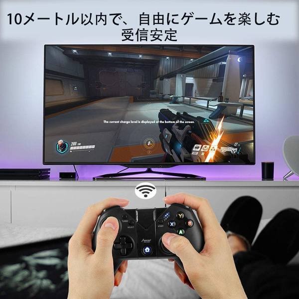 ゲームパッド コントローラー Android Windowspc Ps3 Samsung Gear Vrなど対応 ワイヤレス Bluetooth 有線接続 振動機能 耐久ボタン Usbの通販はau Pay マーケット 青い手商店 商品ロットナンバー