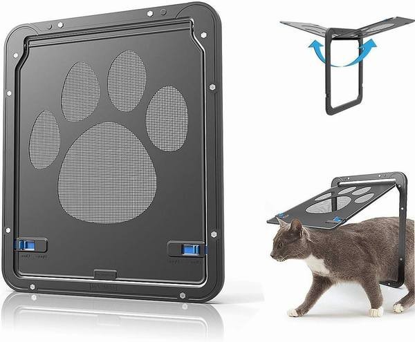 猫ドア ペットドア 網戸専用 犬猫出入り口 24cm 29cm ペット用品 猫 ドア 転落防止ネット 取り付け簡単 猫扉 子猫 超小型犬用 ネッの通販はau Pay マーケット 青い手商店 商品ロットナンバー