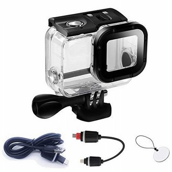 Gopro Hero 5 Gopro Hero 6 Gopro Hero 7 ウェアラブルカメラ 常時給電 防水ケース オートバイ用 防水ハウジング ケース 常の通販はau Pay マーケット 青い手商店 商品ロットナンバー