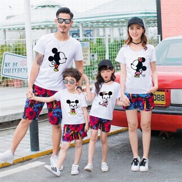 半袖tシャツ トップス カットソー ディズニー ミッキー カップル 親子服お揃い メンズ レディース キッズ グッズの通販はau Pay マーケット 青い手商店 商品ロットナンバー