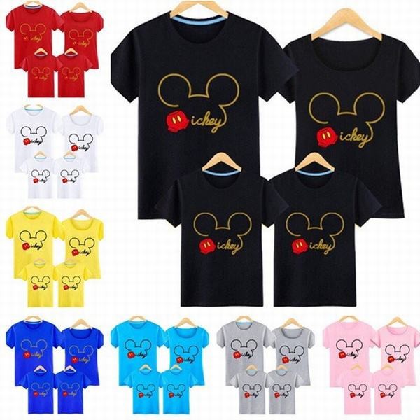 ディズニー ミッキー 半袖tシャツ トップス カットソー ディズニー ミッキー カップル 親子服お揃い メンズ レディース キッズ グの通販はau Pay マーケット 青い手商店 商品ロットナンバー