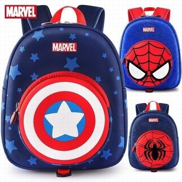 ディズニー Disney マーベル スパイダーマン キャプテンアメリカ 子供用リュック キッズリュック リュックサック 幼児向け 迷子防止 の通販はau Pay マーケット 青い手商店 商品ロットナンバー