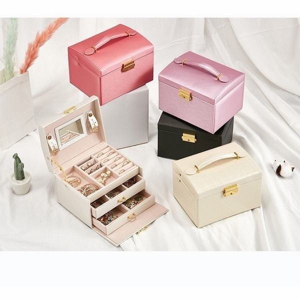 ジュエリーボックス ジュエリーケース アクセサリーケース ジュエリー収納 鍵付き小物入れ 宝石箱 ホワイト ブラックの通販はau Pay マーケット 青い手商店 商品ロットナンバー