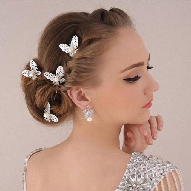 ヘッドドレス 髪飾り ヘアアクセサリー 蝶 フォーマル ブライダル お呼ばれ 振袖 結婚式 髪留め ウェディング 和装 着物 レディース ヘッの通販はau Pay マーケット 青い手商店 商品ロットナンバー