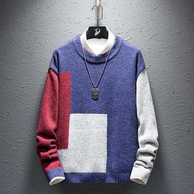 セーター メンズ おおきいサイズ ニットセーター クルーネック カットソー 丸首 暖かい 長袖 防寒 トップス カジュアル 大きいサイズ 通の通販はau Pay マーケット 青い手商店 商品ロットナンバー