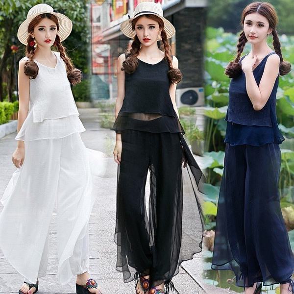 ガウチョパンツ レディース ロング 春 夏 プリーツパンツ ワイドパンツ シフォン レディース パンツ コーデ 無地 ロングパンツ キュロッの通販はau Pay マーケット 青い手商店 商品ロットナンバー